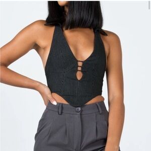 Princess Polly Pinstripe Vest Top Size: US 2